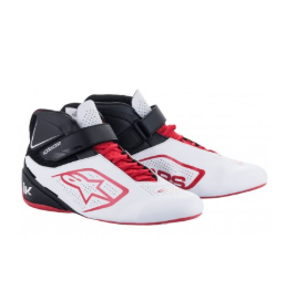 Botas Alpinestars Tech-1 K v2 Blanco/Negro/Rojo
