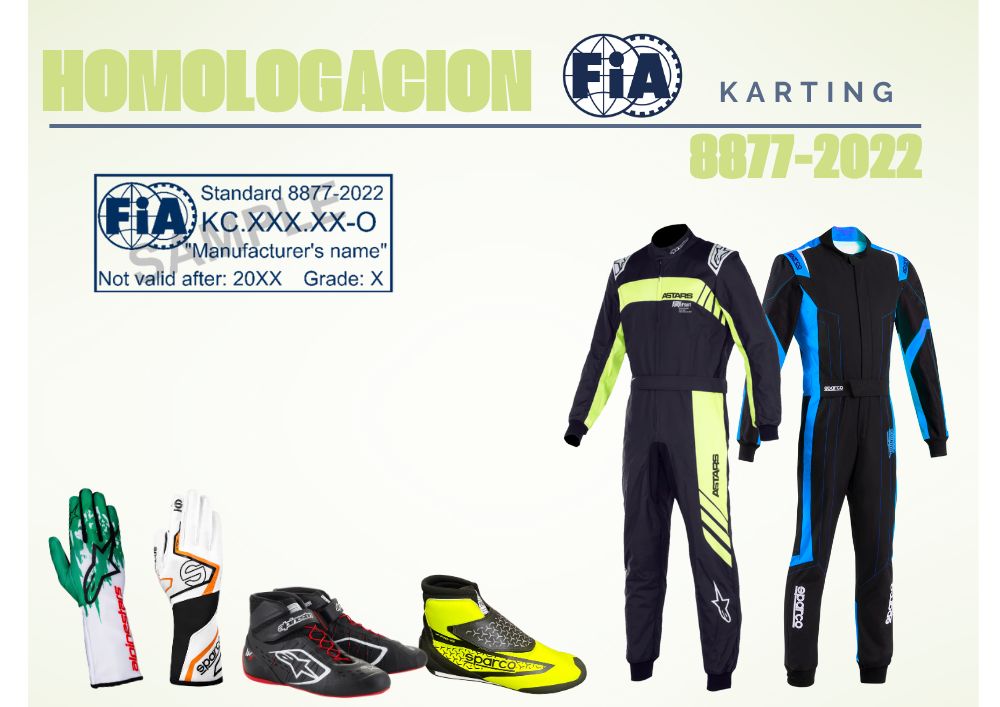 fia karting homologacion 8877-2022 info